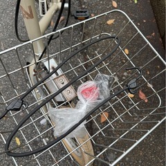 20インチ  ギア付き自転車 ミニベロ かごつき自転車の画像