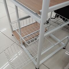 ★リユースのサカイ日立店★HJ8764  レンジラック ナチュラルブラウン H100.5×D46×W60 クリーニング済み の画像