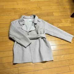 rienda リエンダ　コート　上着　レディース　ピンクグレー　サイズS〜M相当の画像