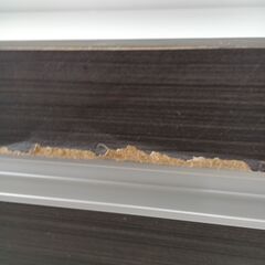 ★リユースのサカイ日立店★HJ8765  レンジ台 ホワイト/ダークブラウン H119.5×D43×W59.5 クリーニング済み の画像