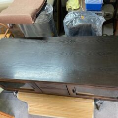 【リユースショップスパークル】テレビボード　No.194　テレビ台　ブラウン　TV台　ローボード　収納家具　配送設置可能♪の画像