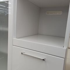 ★リユースのサカイ日立店★HJ8766 三幸ジャパン レンジ台 ホワイト H85×D48×W119.5 クリーニング済み の画像