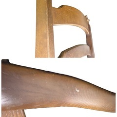 NO.2664 飛騨産業 穂高シリーズ 回転式アームチェア HK255AP K CTG キツツキマーク 椅子 家具 中古の画像