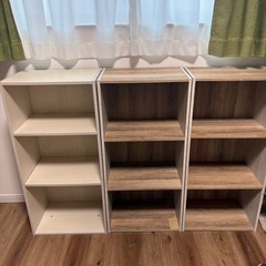 【予約済み】ニトリ　カラーボックス　3点セットの画像