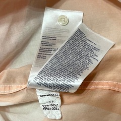 美品 TOMMY HILFIGER 2wayシャツオレンジチェックサイズ4の画像