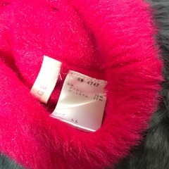 ピンク　セーター　LLサイズ　ニット　長袖　イマージュの画像