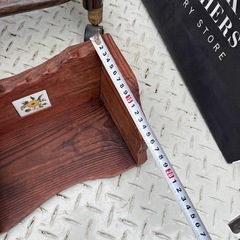 ビンテージ　　カントリーシェルフ　木製の画像