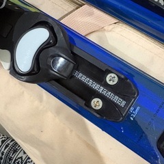 スキー、ストックのセット　125cm キッズ用の画像