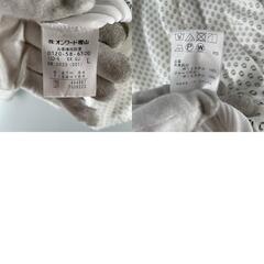 ノーブランド  ブラウス ポリエステル ホワイト レディース L【古着】【中古】の画像