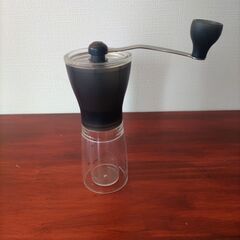 HARIO(ハリオ) コーヒーミル 透明ブラック 手挽き セラミック　MSS-1TBの画像