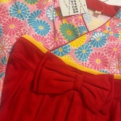 袴ロンパース　90センチ　新品タグ付きの画像