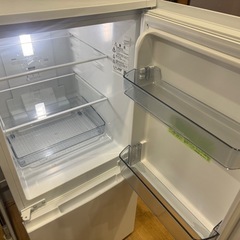 【22年製】SHARP  2ドア冷蔵庫　SJ-D15J-W. 152L  1224-07の画像