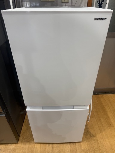 【22年製】SHARP  2ドア冷蔵庫　SJ-D15J-W. 152L  1224-07