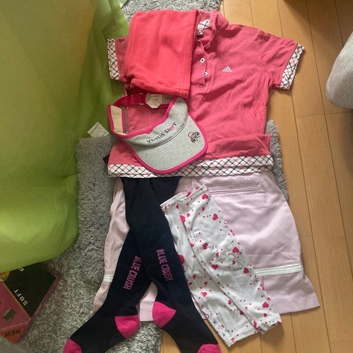 ゴルフセット、ウェア、シューズ、ボール