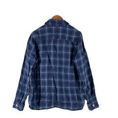 Rivet&blue Rivet&blue 長袖シャツ リネン ブルー レディース【古着】【中古】の画像