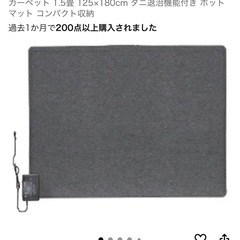 ホットカーペットの画像