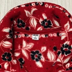 ユニクロUNIQLOフリースジャケット Sサイズの画像