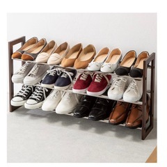 伸縮シューズラックの画像