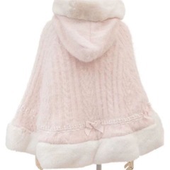 LIZLISA ポンチョ リボン ピンクの画像