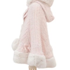 LIZLISA ポンチョ リボン ピンクの画像