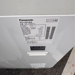 本日来れる方優先！洗濯機　Panasonic 2010年の画像