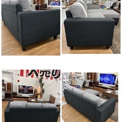 ジモティー限定価格！ S252 ⭐ Comfortable 左右入れ替え可能 カウチソファ コーナーソファ トリノ USED 綺麗の画像