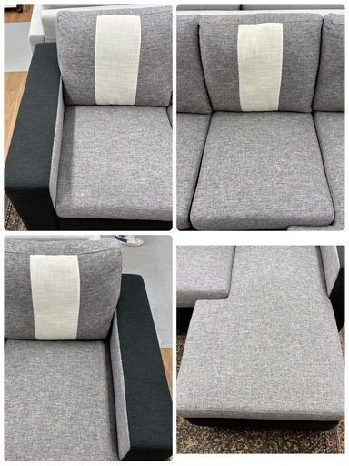 ジモティー限定価格！ S252 ⭐ Comfortable 左右入れ替え可能 カウチソファ コーナーソファ トリノ USED 綺麗