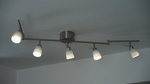 IKEA】TIDIG ティディグ シーリングスポットライト 5灯（ニッケル