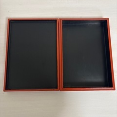 工芸品　仙台堆朱　硯箱・文箱の画像