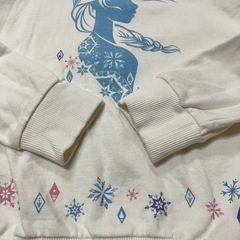 ベルメゾン140ディズニー裏起毛スウェットエルサトレーナーDisneyプリンセスの画像