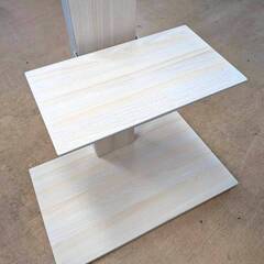 タンスのゲン テレビスタンド CG134 ホワイト 32インチ 77インチの画像