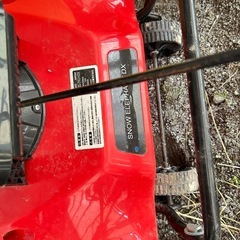 除雪機ジャンク2台の画像