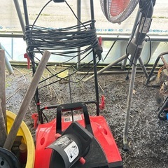 除雪機ジャンク2台の画像