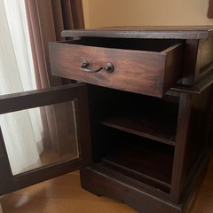 ビーカンパニーB-COMPANY木製キャビネット・サイドテーブルの画像