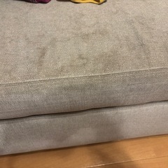 幅210cm カウチソファベッド (ノアーク２ GY) ニトリの画像