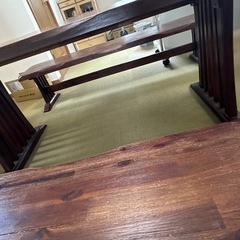 クリスマス特価！今日明日のみ1万円！ダイニングテーブル　イス　3点セット　の画像