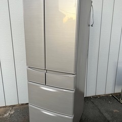 ■シャープ 6ドア冷凍冷蔵庫 455L 2019年製■SHARP SJ-F462E フレンチドア(観音開き)■6ドア冷蔵庫 シルバー系 自動製氷 プラズマクラスター搭載の画像