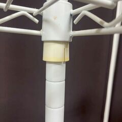 キャスター付き 4段 メタルラック ホワイトの画像