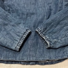 ワークマン FieldCore L デニムアルミジャケット 収納袋付き 防寒着の画像