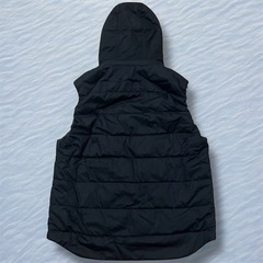 XEBECジーベック LL防寒ベスト213 現場服作業着ダウンブラックフード付きの画像