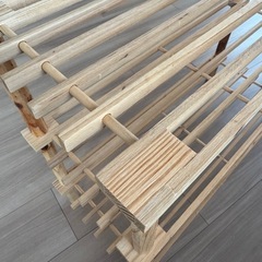 軽い木の棚（3段）の画像