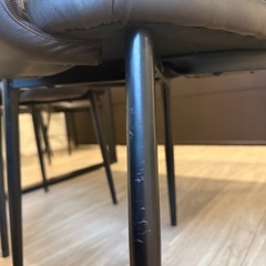 タンスのゲン ダイニング　椅子　
チェア 4脚セット／ブラウニーブラック／引き取り限定（代々木）の画像