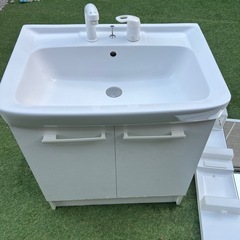 リクシル　洗面台　750mm オフト　FTVN-755SY-W/VP1W 洗面化粧台の画像