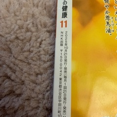 今日の健康 2025年11月号
の画像