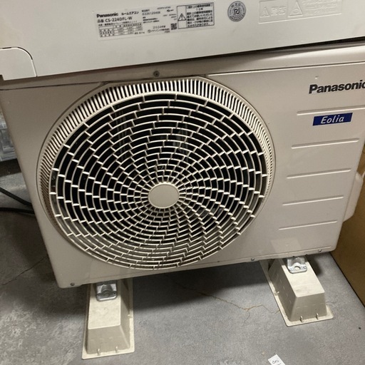 【ジモティー割】Panasonic 2024年製 2.2kw 6〜8畳 ルームエアコン Eolia（ID1693）