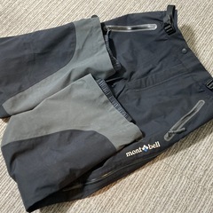 美品 モンベル  GORE-TEX 3レイヤー ゴアテックス スキーパンツ スノーボードパンツ Mの画像