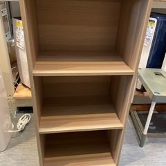 【棚】【カラーボックス】【3段】クリーニング済み【管理番号1224】野の画像