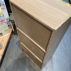 【棚】【カラーボックス】【3段】クリーニング済み【管理番号1224】野の画像