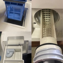 ● ドラム式洗濯機　SHARP シャープ　7kg/3.5kg ES-S7C-WL 2018年製　動作確認済みの画像