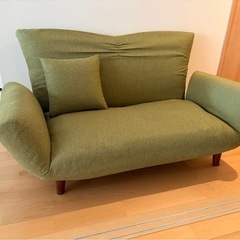 ニトリ2人掛けソファー！美品の画像